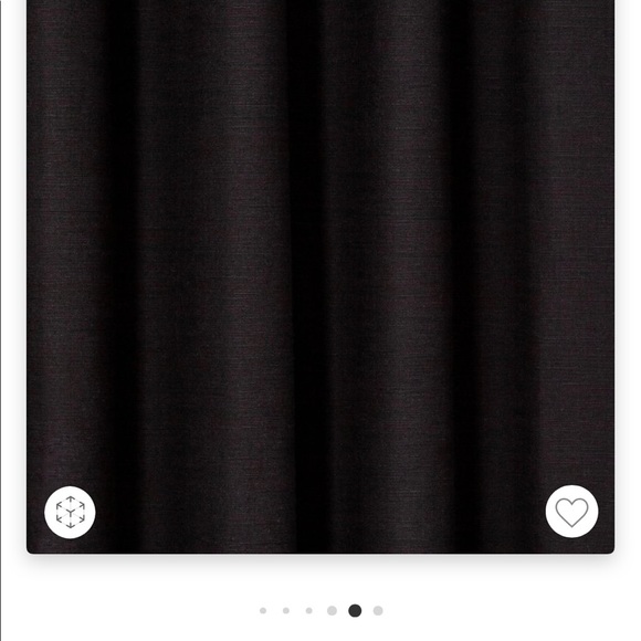 63"x50" Henna Blackout Curtain Panel
Black - Project 62™ new - Picture 4 of 7